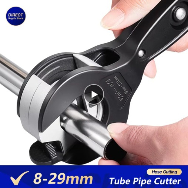 Pipe Cutter Ratchet - Ratschen-Schlauchschneider zum Schneiden von 8-29mm Metall,